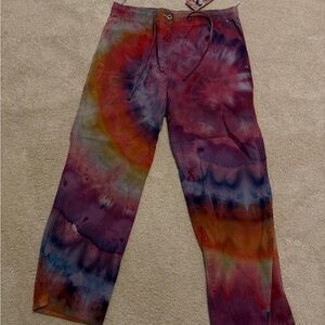 Multicolor Tie-Dye Women’s  Pants